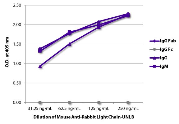Image: Mouse IgG anti-Rabbit Kappa/Lambda-unconj., MinX none