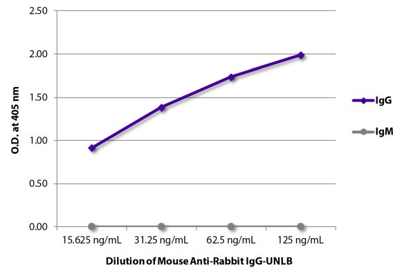 Image: Mouse IgG anti-Rabbit IgG (Fc)-unconj., MinX none